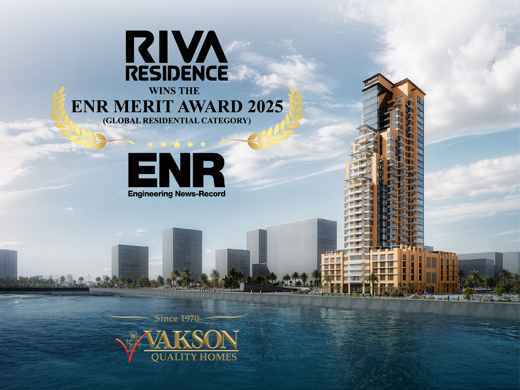 Riva Residence Wins ENR Merit Award 2025 for Global Residential Excellence